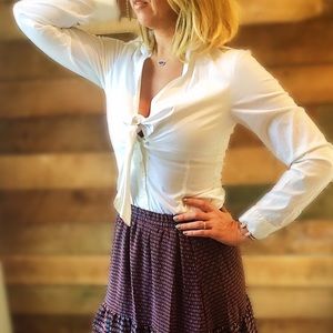 White button down shirt